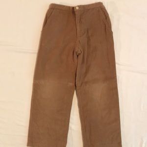 Olive Juice Lined corduroy pants